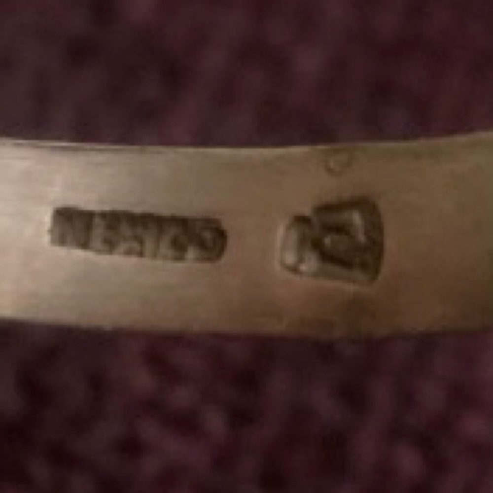 Vintage 925 sterling silver cuff bracelet - Picture 13 of 16